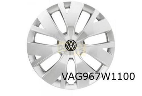 Volkswagen Wieldop 16'' (UWP chromeglas/ zwart/ fijnzilver), Auto diversen, Wieldoppen, Nieuw, Verzenden