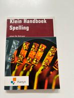 De Schryver Johan - Klein handboek spelling, Boeken, Overige wetenschappen, Ophalen of Verzenden, Zo goed als nieuw, De Schryver Johan