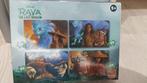 Disney 4 in 1 Puzzel Raya - King - In Koffertje, Ophalen of Verzenden, Nieuw