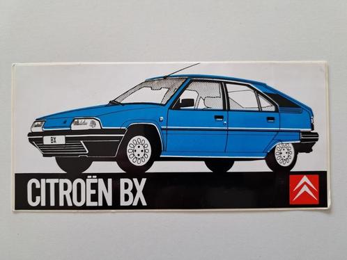 Vintage Sticker - Citroën BX - Mooie staat, Verzamelen, Stickers, Zo goed als nieuw, Auto of Motor, Ophalen of Verzenden
