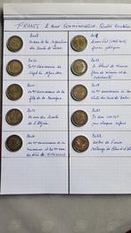 FRANKRIJK: herdenkingsmonument van 10 x 2 euro, 2 euro, Frankrijk, Ophalen of Verzenden, Losse munt