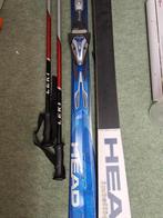 Skilatten HEAD C220 (156cm) + stokken, Sport en Fitness, Skiën en Langlaufen, Ophalen, 140 tot 160 cm, Gebruikt, Carve