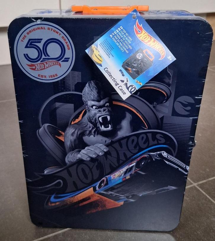 Hot Wheels Collecting Case - 50 years, Kinderen en Baby's, Speelgoed |Speelgoedvoertuigen, Nieuw, Ophalen of Verzenden