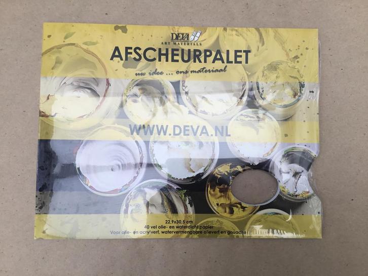 afscheurpalet 40 vellen olieverf acrylverf en gouache nieuw, Hobby en Vrije tijd, Schilderen, Nieuw, Overige typen, Ophalen of Verzenden