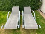 Ligzetels, Tuin en Terras, Ophalen, Gebruikt, Kunststof, Verstelbaar