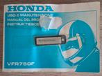 Originele Honda VFR750F Instructieboek / Handleiding, Motoren, Verzenden, Honda
