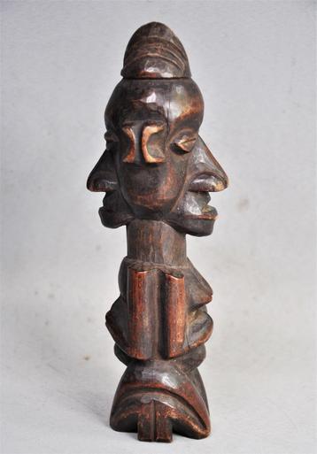 Statue Janus du YAKA, RD Congo, vers 1970