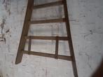 Houten ladder 4m50, Doe-het-zelf en Bouw, Ladders en Trappen, Ophalen, Gebruikt, Ladder, 4 meter of meer