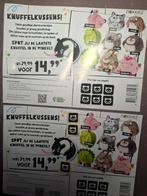 2 volle Jumbo spaarkaarten + 3 extra zegels, Ophalen, Nieuw, Stoffen beer, Overige merken