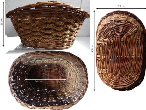 Rieten mand en lampenkap, Huis en Inrichting, Woonaccessoires | Schalen en Manden, Riet, Ophalen