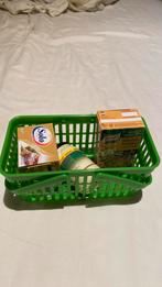 Winkelmandje met spulletjes, Ophalen, Zo goed als nieuw, Kunststof, Speelkeuken-accessoire
