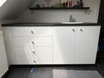 badkamer met meubels, Huis en Inrichting, Badkamer | Badkamermeubels, Ophalen, Gebruikt, 75 cm of meer, 100 tot 150 cm