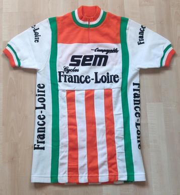 Maillot de cyclisme vintage | SEM France-Loire  disponible aux enchères