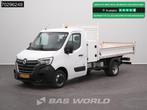 Renault Master 145PK Kipper met Kist Dubbellucht 3,5t Trekha, Stof, Gebruikt, Renault, Bedrijf