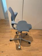 Bureaustoel - HAH capisco, Huis en Inrichting, Bureaustoelen, Ophalen, Gebruikt, Blauw, Bureaustoel