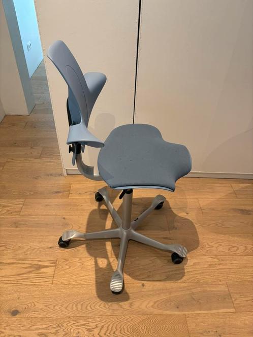 Bureaustoel - HAH capisco, Huis en Inrichting, Bureaustoelen, Gebruikt, Bureaustoel, Blauw, Ergonomisch, Ophalen