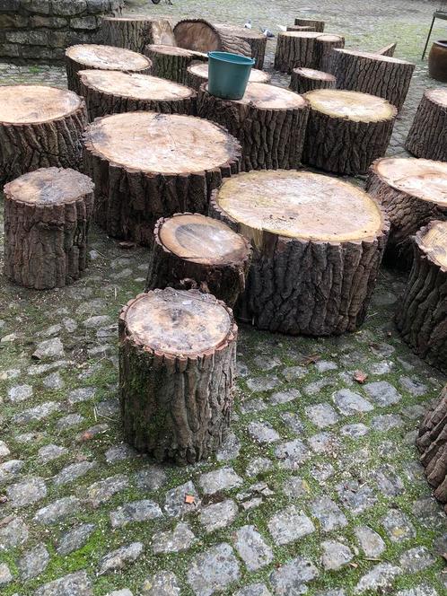Schijven van boomstam, Tuin en Terras, Overige Tuin en Terras, Ophalen