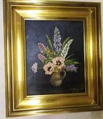 Schilderij : Avondlicht in bloemen, Antiek en Kunst, Ophalen