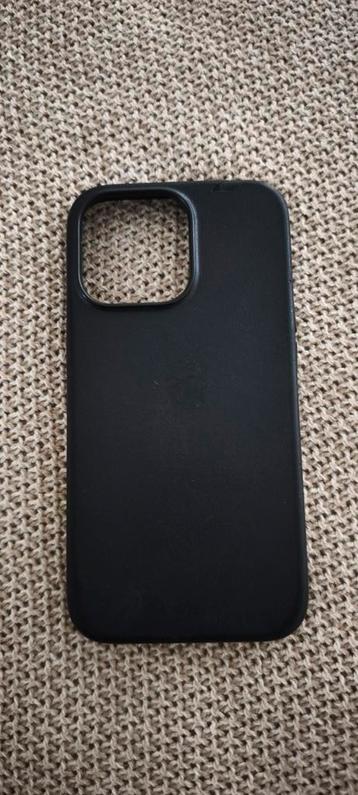 Origineel iPhone 13 pro MagSafe zwart lederen case beschikbaar voor biedingen