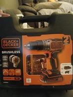 Black + Decker brushless, Doe-het-zelf en Bouw, Gereedschap | Boormachines, Ophalen, Zo goed als nieuw