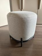 Grijze poef, Huis en Inrichting, Ophalen, Minder dan 50 cm, Vierkant, Minder dan 50 cm