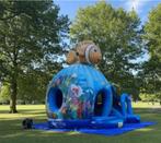 "Springkasteel Clownvis met glijbaan"., Enlèvement, Utilisé