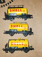 3 x tankwagon shell. merk Piko. nummer 57707, Hobby en Vrije tijd, Modeltreinen | H0, Ophalen of Verzenden, Piko