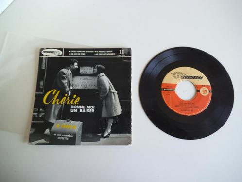 7" Jo Courtin Chérie donne-moi un baiser E.P., Cd's en Dvd's, Vinyl Singles, Gebruikt, Single, 7 inch, Ophalen of Verzenden