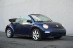 VW Beetle Cabrio, Auto's, Cabriolet, Blauw, Leder, Particulier