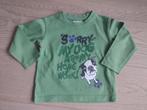Leuke groene TShirt lange mouwen - Maat 92 - JBC, Ophalen, Jongen of Meisje, JBC, Zo goed als nieuw