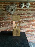 Houten sfeerlamp, Huis en Inrichting, Lampen | Tafellampen, Ophalen, Zo goed als nieuw, Hout