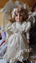 Poupée porcelaine mariée à renover 47cm, Collections, Enlèvement ou Envoi, Poupée