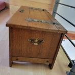 Houten kist te koop, Huis en Inrichting, Woonaccessoires | Kisten, Metaal