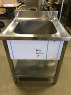Horeca spoeltafel met kraan, Ophalen, Gebruikt, Inox Meubilair