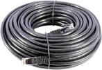 *NIEUW* NetApp CAT6 RJ45 Ethernet Cable 20m Zwart NEW, Informatique & Logiciels, Pc & Câble réseau