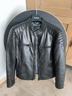 Veste de motard en cuir Strellson petite taille noire, Strellson, Hommes, Neuf, sans ticket, Manteau | cuir