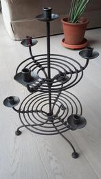 kandelaar, Huis en Inrichting, Woonaccessoires | Kandelaars en Kaarsen, Ophalen, Gebruikt, 25 tot 50 cm, Metaal