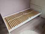 Single bed wit bedbodem, Huis en Inrichting, Slaapkamer | Bedden, Ophalen, Gebruikt, Wit