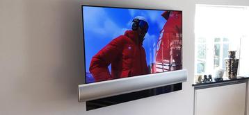 B&O Eclipse 65 inch gemotoriseerde muurbeugel/beoremote one beschikbaar voor biedingen