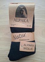 3 Paar Dunne Alpaka Wollen Sokken Maat 35-38 (Zwart), Kleding | Dames, Sokken en Kousen, Sokken en Kniesokken, Verzenden, Alpaka
