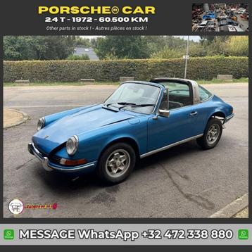 Porsche 911 2.4 T Targa Project — 60.500 km uit 1972 beschikbaar voor biedingen