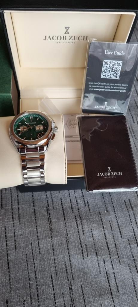 Jakob Zech, Handtassen en Accessoires, Horloges | Heren, Nieuw, Polshorloge, Overige merken, Staal, Staal, Ophalen of Verzenden