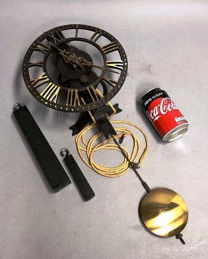 Metalen Skeletklok Warmink, Antiek en Kunst, Antiek | Klokken, Ophalen