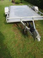 Platte aanhangwagen, Auto diversen, Aanhangers en Bagagewagens, Ophalen, Gebruikt