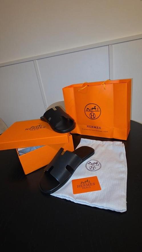 Hermes Izmir zwart, Kleding | Heren, Schoenen, Nieuw, Slippers, Zwart, Ophalen of Verzenden