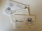 Restaurant Kiekeboe uitnodiging laatste menu 1998, Ophalen of Verzenden, Zo goed als nieuw