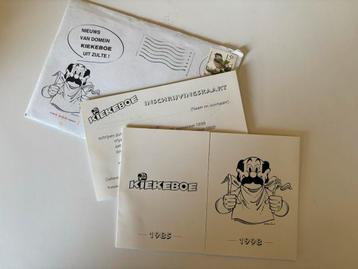 Restaurant Kiekeboe uitnodiging laatste menu 1998 beschikbaar voor biedingen
