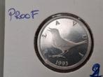 Kroatië 1 kuna 1993 km9.2 unc pr, Postzegels en Munten, Ophalen of Verzenden