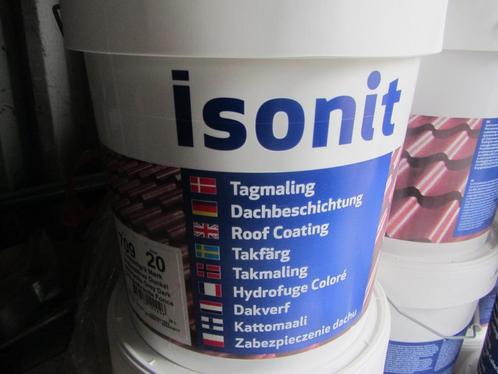 ISONIT Dakcoating GL20 zijdeglans donker antrachiet € 185, Bricolage & Construction, Tuiles & Revêtements de toit, Neuf, Gris