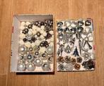 lot Kerstmis decoratie allerlei - zilver / wit, Diversen, Ophalen of Verzenden, Zo goed als nieuw